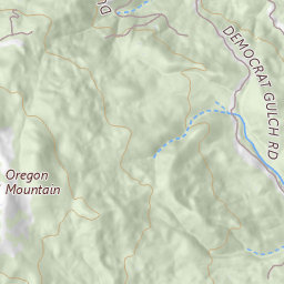 Oregon Maps With Mountain Ranges