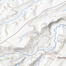 Horner Knoll Topo Map UT, Duchesne County (Wilkin Ridge Area)