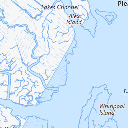 Lakes Bay Topo Map NJ, Atlantic County (Oceanville Area)