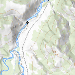 Barney Riley Trail Topo Map CA, Alpine County (Heenan Lake Area)