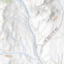 Indian Head Topo Map CO, Gunnison County (Parlin Area)