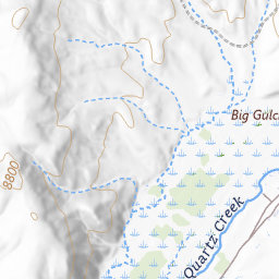 Indian Head Topo Map CO, Gunnison County (Parlin Area)