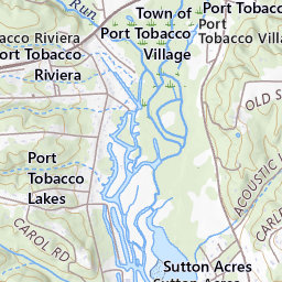 what county is port tobacco md in Port Tobacco Creek Topo Map MD, Charles County (Port Tobacco Area)