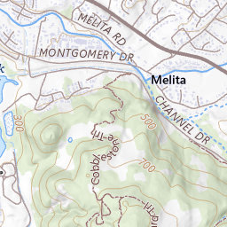 Santa Rosa Creeks Map