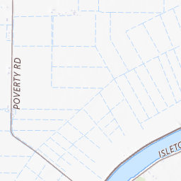 Tyler Island Topo Map CA, Sacramento County (Isleton Area)