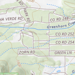 Mapa De Rye, Colorado