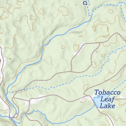 Tobacco Leaf Lake Topo Map KY, Meade County (Fort Knox Area)