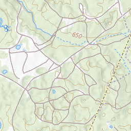 Tobacco Leaf Lake Topo Map KY, Meade County (Fort Knox Area)