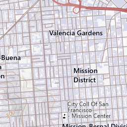 San Francisco City Map District