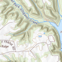 Tucker Ridge Topo Map KY, Russell County (Eli Area)