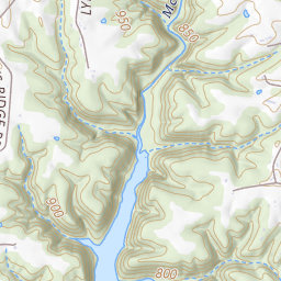 Tucker Ridge Topo Map KY, Russell County (Eli Area)