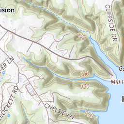 Tucker Ridge Topo Map KY, Russell County (Eli Area)