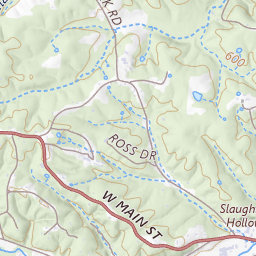 Topographical Map Of Arlington Tennessee