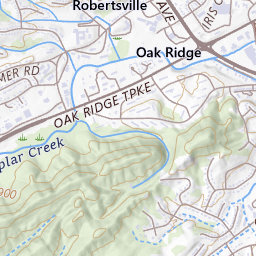 Oak Ridge Tn County Map