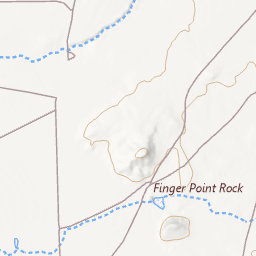 Finger Point Rock Topo Map AZ, Navajo County (Egloffstein Butte Area)