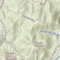 Uwharrie Topo Map NC Montgomery County Badin Area 4549
