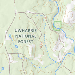 Uwharrie National Forest Hiking Map 4553