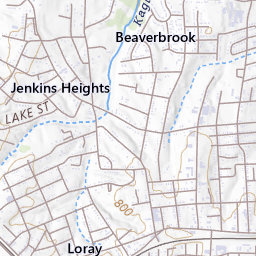Gastonia Topo Map NC, Gaston County (Gastonia North Area)