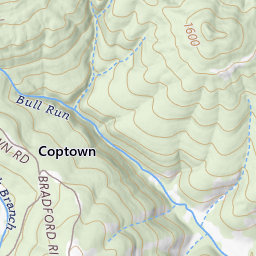 Bradford Ridge Topo Map AL, Jackson County (Estill Fork Area)