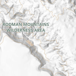 Rodman Mountains Topo Map CA, San Bernardino County (Camp Rock Mine Area)