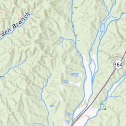 Riddle Wind Ridge Topo Map MS, Prentiss County (Altitude Area)