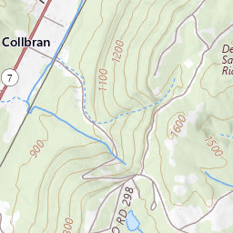 Devils Saltcellar Ridge Topo Map AL, DeKalb County (Little River Area)