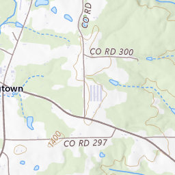 Devils Saltcellar Ridge Topo Map AL, DeKalb County (Little River Area)