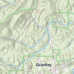 Oakey Mountain Topo Map AL, Cleburne County (Piedmont Area)