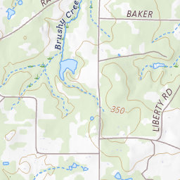 Lake Deerwood Topo Map TX, Harrison County (Harleton Area)