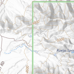 Santa Rita Mountains Road Maps
