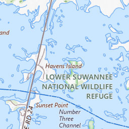 Rye Florida Topographic Map Gomez Keys Topo Map In Levy County,