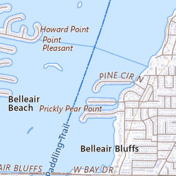 Mapa De Sand Key, Florida
