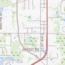 Parrish Florida Map