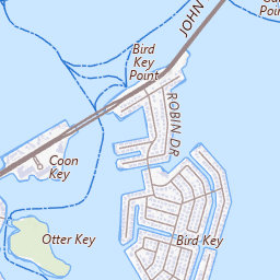 Bee Ridge Square Topo Map FL, Sarasota County (Sarasota Area)