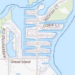 Mapa De La Isla Snead, Florida