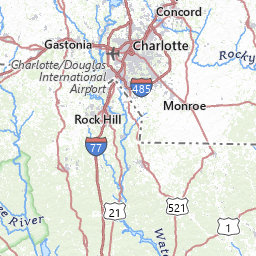 Gis Mapping Chester Sc Chester County, South Carolina Topograhic Maps By Topo Zone