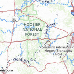 Washington County Indiana Property Lines Washington County, Indiana Topograhic Maps By Topo Zone