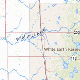 Becker County Gis Map Map Of Lakes In Becker County, Minnesota Topo Zone