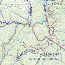 Warren County Pa Gis Map Warren County, Pennsylvania Topograhic Maps By Topo Zone