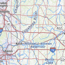 Summit County Ohio Elevation Summit County, Ohio Topograhic Maps By Topo Zone