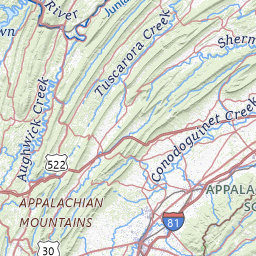 Fulton County Pa Gis Fulton County, Pennsylvania Topograhic Maps By Topo Zone