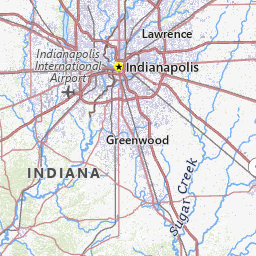 Johnson County Indiana Map Johnson County, Indiana Topograhic Maps By Topo Zone