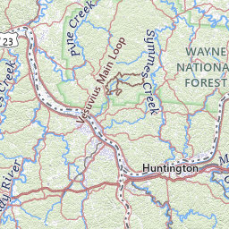 Scioto County Ohio Map Scioto County, Ohio Topograhic Maps By Topo Zone