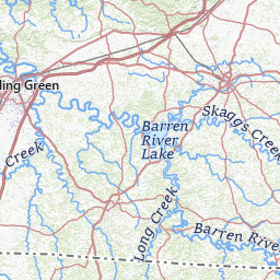Sumner County Gis Map Map Of Streams In Sumner County, Tennessee Topo Zone
