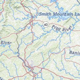 Franklin County Va Gis Map Map Of Locales In Franklin County, Virginia Topo Zone