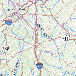 Forsyth County, North Carolina Topograhic Maps by Topo Zone