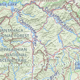 Map Of Rabun County Ga Rabun County, Georgia Topograhic Maps By Topo Zone