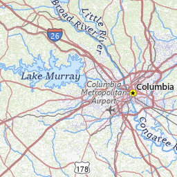 Richland County Sc Zip Code Map Richland County, South Carolina Topograhic Maps By Topo Zone